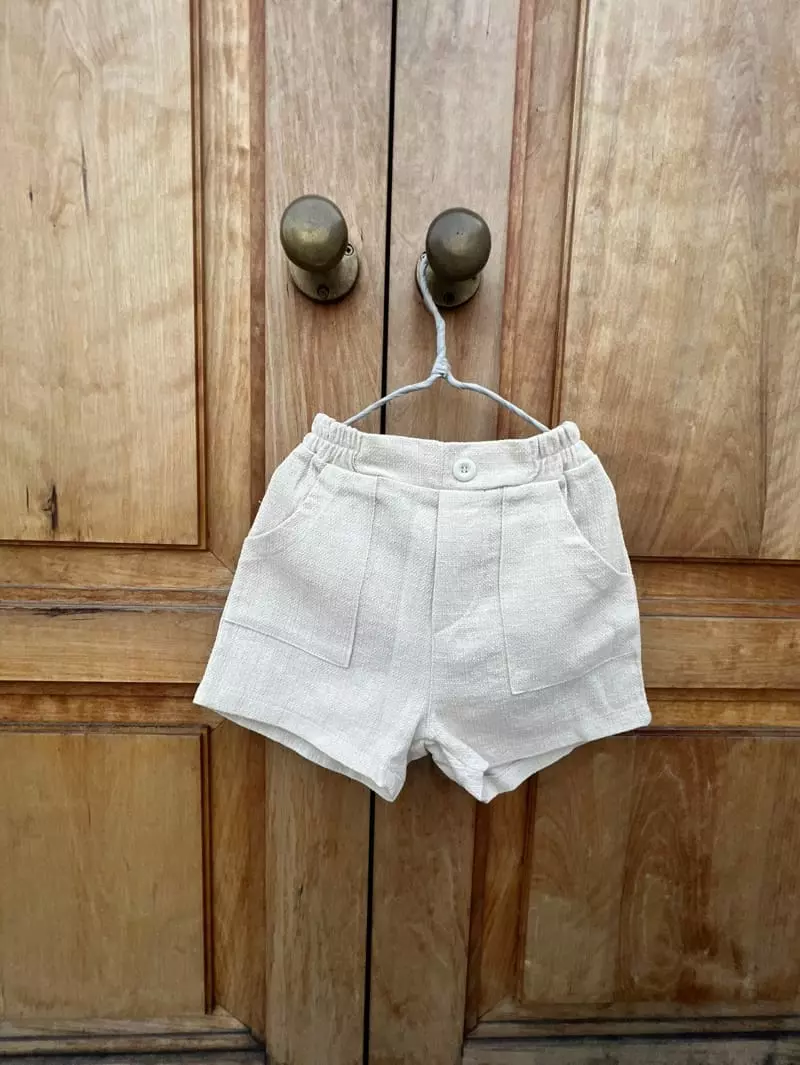 Littleb - Korean Children Fashion - #stylishchildhood - Lino Pocket Shorts - 7