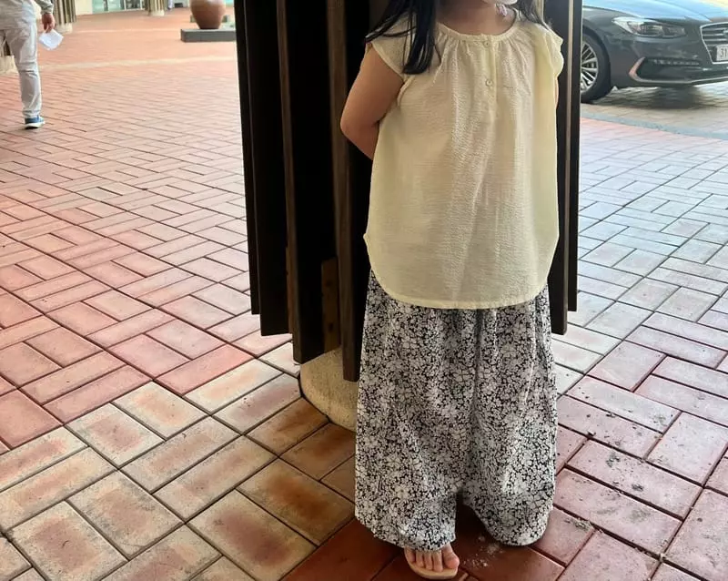 Littleb - Korean Children Fashion - #todddlerfashion - Flower Pants - 6