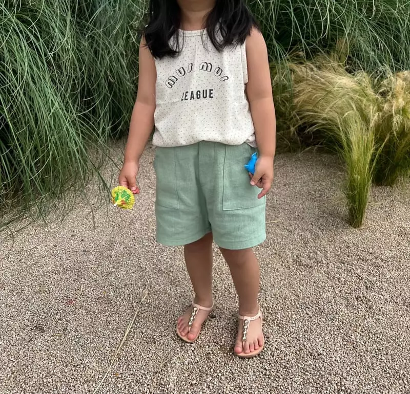 Littleb - Korean Children Fashion - #todddlerfashion - Lino Pocket Shorts - 5