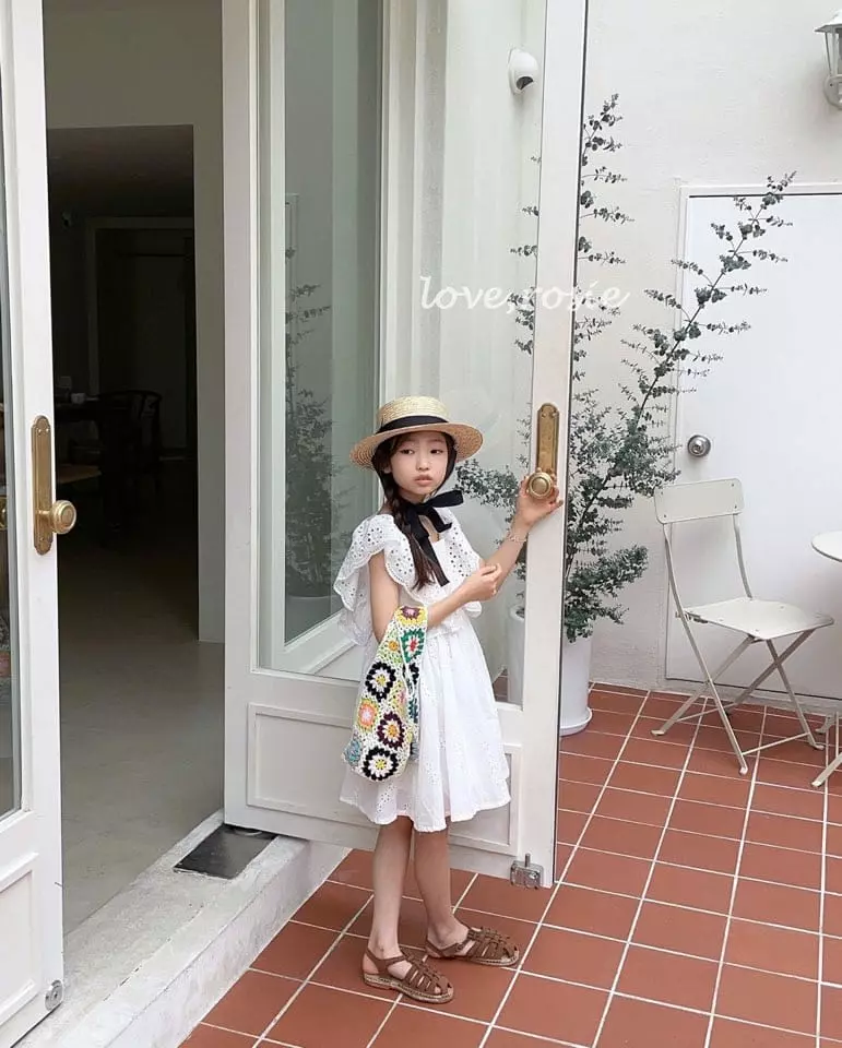 Love Rosie - Korean Children Fashion - #Kfashion4kids - Jullia Eyelet One-piece - 3