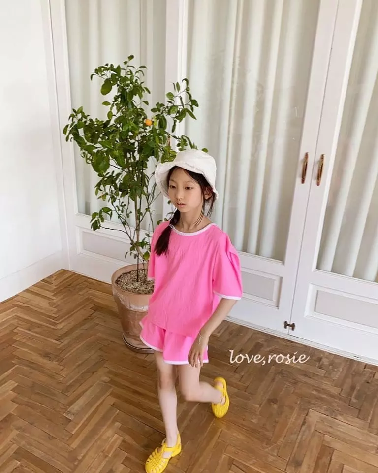 Love Rosie - Korean Children Fashion - #Kfashion4kids - Candy Rappa Top Bottom Set