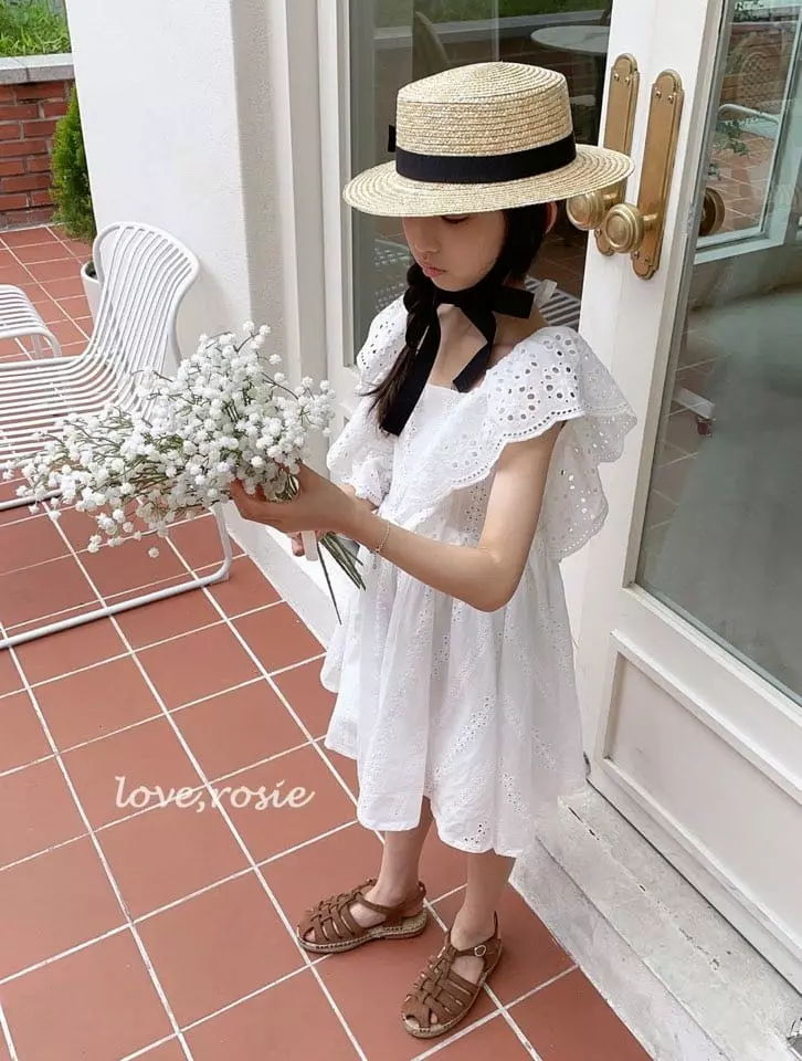 Love Rosie - Korean Children Fashion - #childofig - Jullia Eyelet One-piece - 9