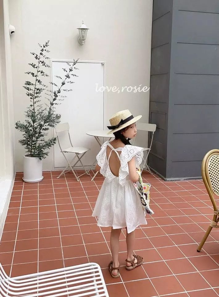 Love Rosie - Korean Children Fashion - #childrensboutique - Jullia Eyelet One-piece - 10