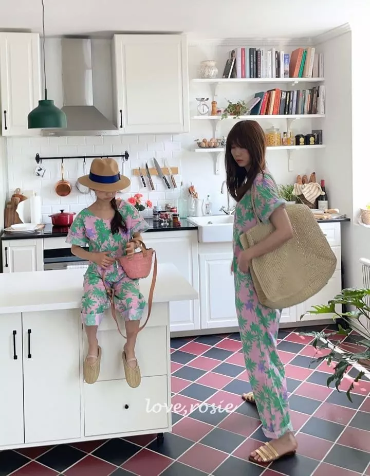 Love Rosie - Korean Women Fashion - #momslook - Mom Tropical Jumpsuit - 5