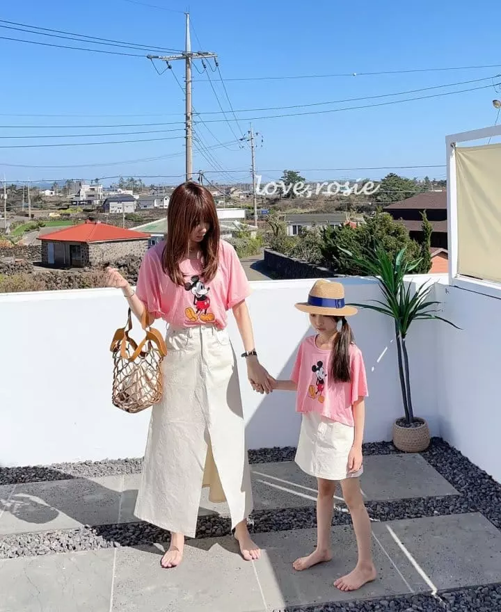 Love Rosie - Korean Women Fashion - #momslook - Mom Mickey Tee - 5