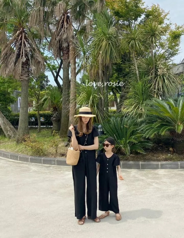 Love Rosie - Korean Women Fashion - #momslook - Mom Linen Frill Jumpsuit - 6