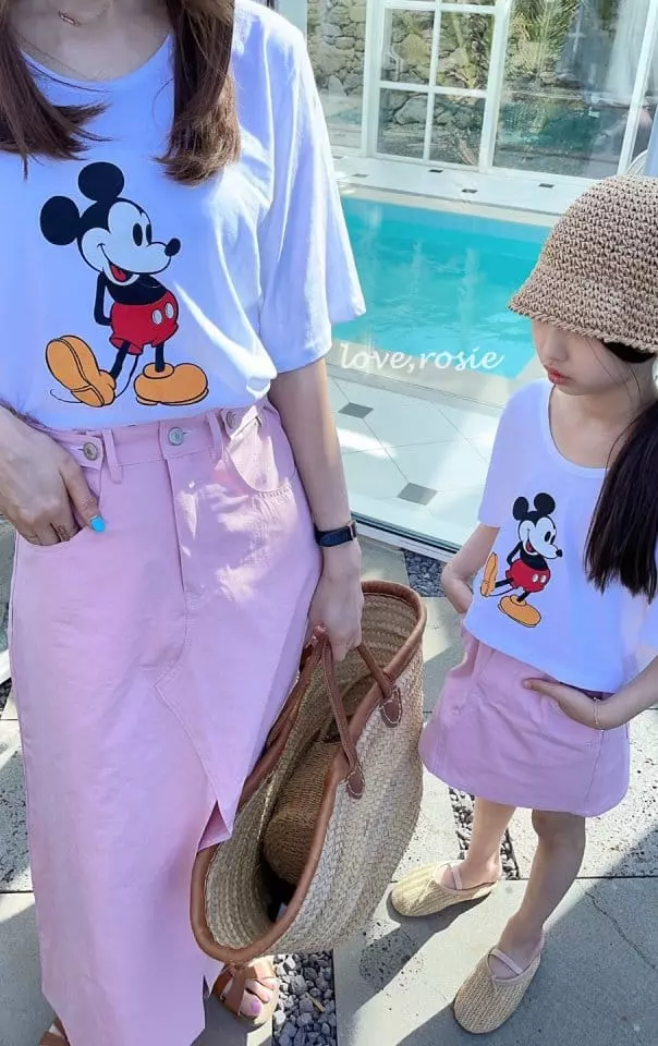 Love Rosie - Korean Women Fashion - #momslook - Mom Mickey Tee - 4