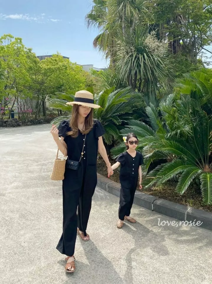 Love Rosie - Korean Women Fashion - #womensfashion - Mom Linen Frill Jumpsuit
