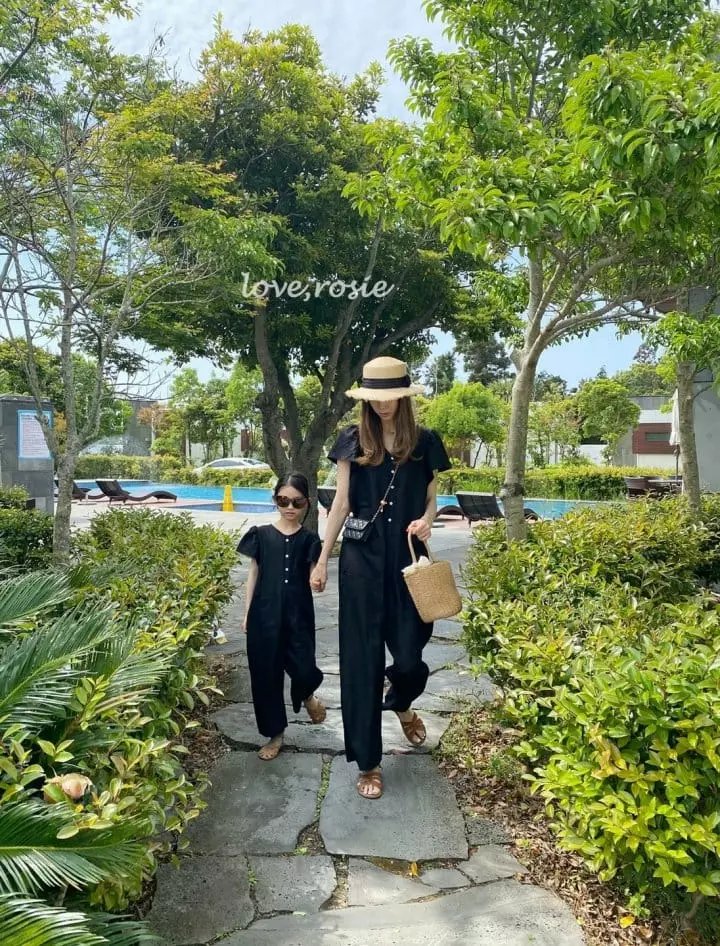 Love Rosie - Korean Women Fashion - #womensfashion - Mom Linen Frill Jumpsuit - 3