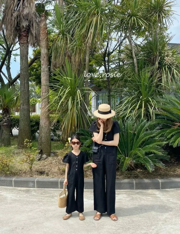 Love Rosie - Korean Women Fashion - #womensfashion - Mom Linen Frill Jumpsuit - 5