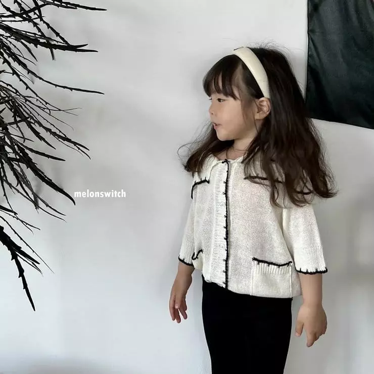 Melon Switch - Korean Children Fashion - #kidsshorts - Kid Seller Knit Cardigan - 4