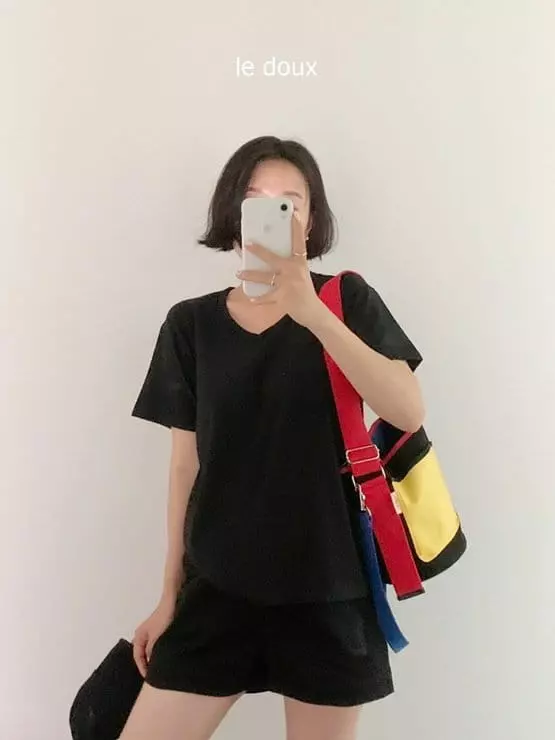 Melon Switch - Korean Women Fashion - #pursuepretty - Mom Need U Neck Tee - 9