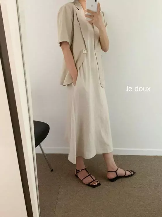 Melon Switch - Korean Women Fashion - #restrostyle - Mom Mare Long One-piece - 11