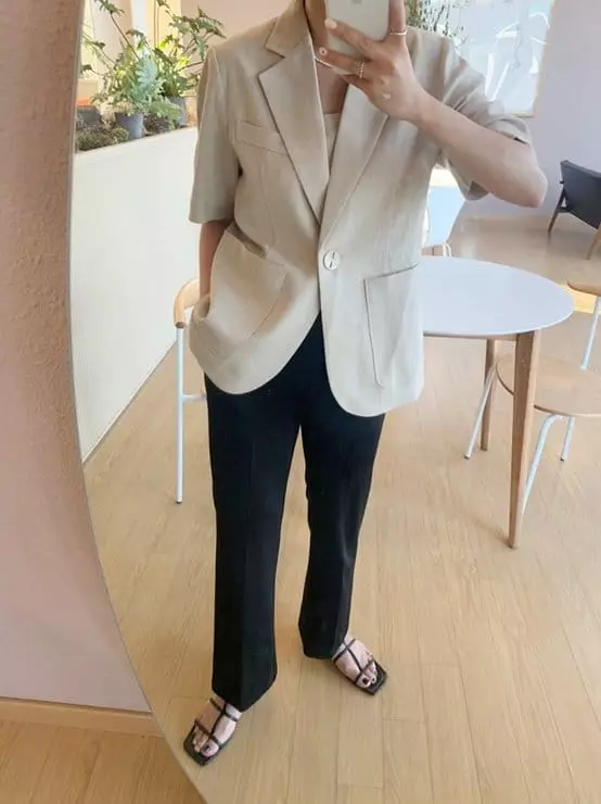 Melon Switch - Korean Women Fashion - #shopsmall - Mom Leg Pants - 11