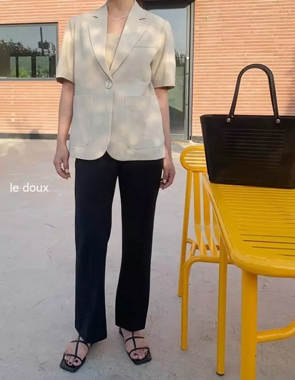 Melon Switch - Korean Women Fashion - #vintageinspired - Mom Leg Pants - 6