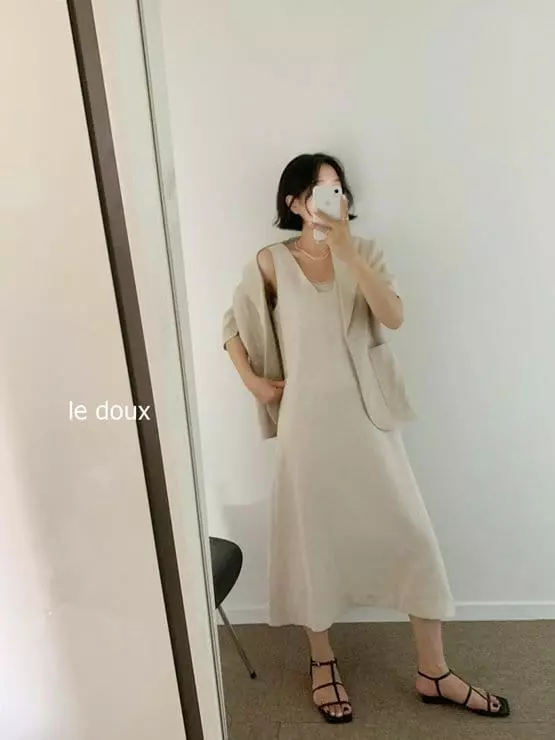 Melon Switch - Korean Women Fashion - #vintagekidsstyle - Mom Mare Long One-piece - 9
