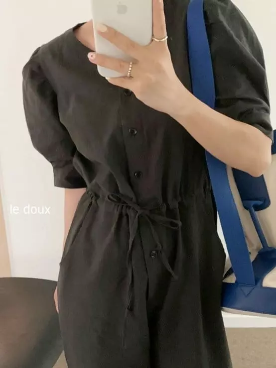 Melon Switch - Korean Women Fashion - #womensfashion - Mom Yuri Jumpsuit - 2