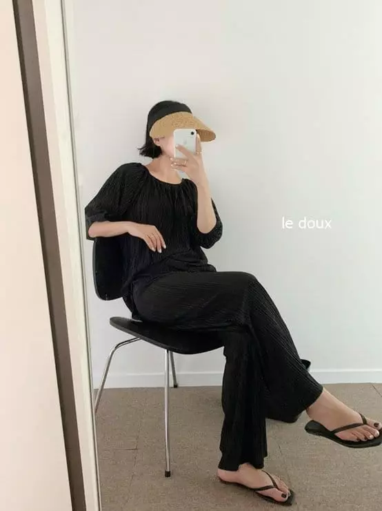 Melon Switch - Korean Women Fashion - #womensfashion - Mom Wave Sun Cap