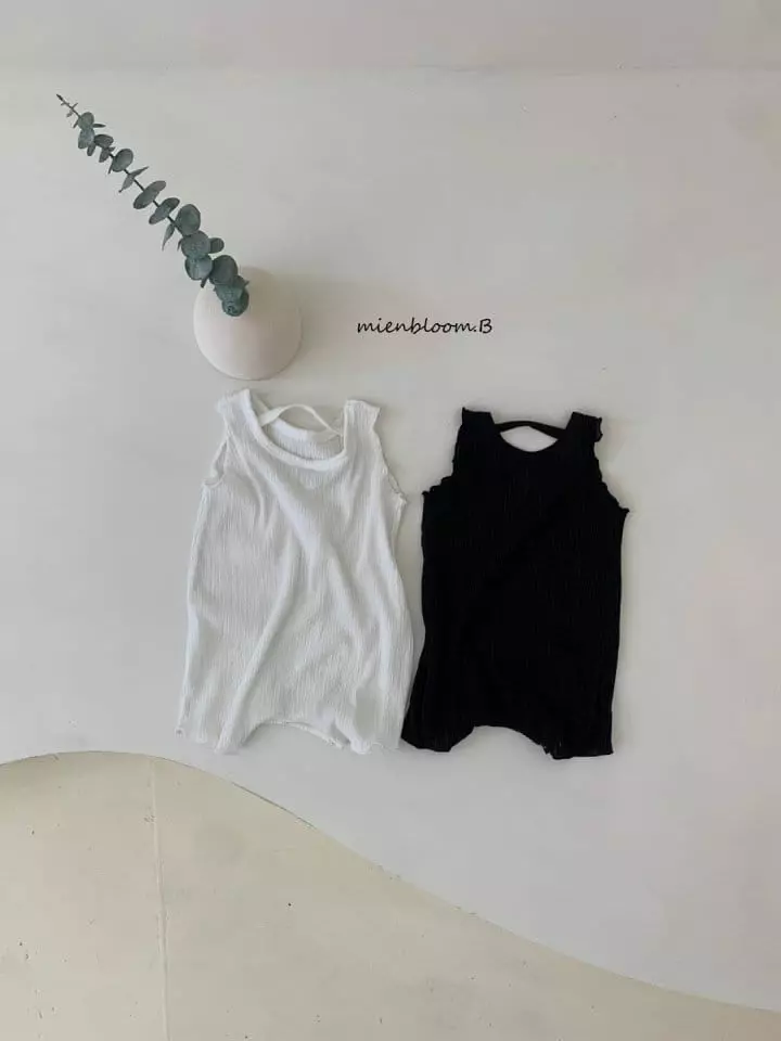 Mienbloom B - Korean Baby Fashion - #babyoutfit - Momo Sleeveless Bodysuit - 3