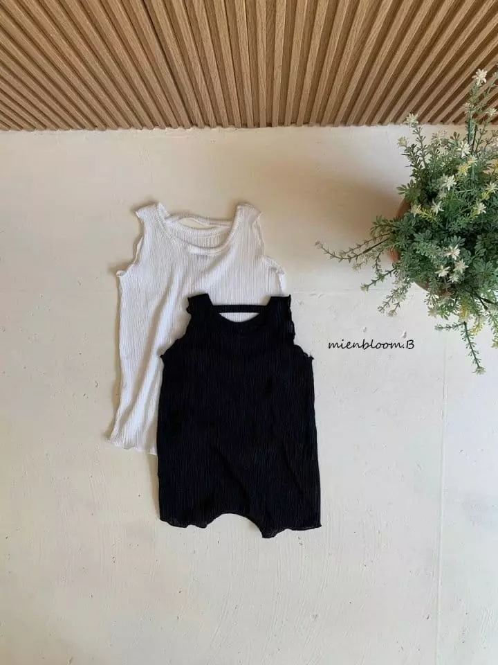 Mienbloom B - Korean Baby Fashion - #babyoutfit - Momo Sleeveless Bodysuit - 4