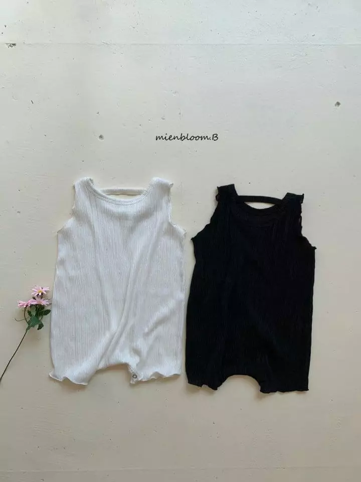 Mienbloom B - Korean Baby Fashion - #onlinebabyboutique - Momo Sleeveless Bodysuit - 5