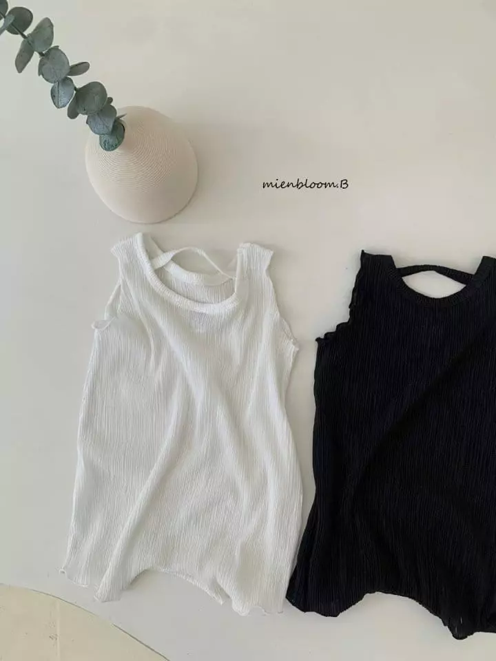 Mienbloom B - Korean Baby Fashion - #onlinebabyshop - Momo Sleeveless Bodysuit - 6