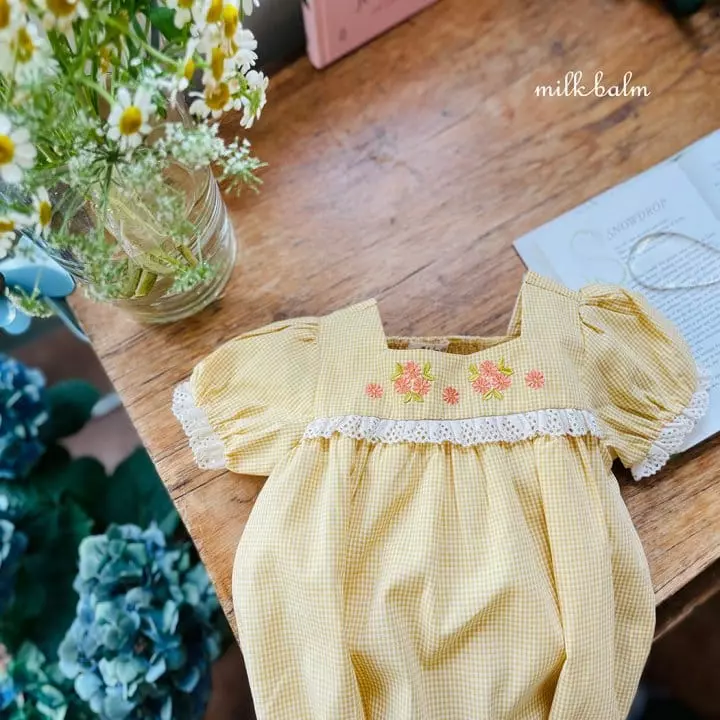 Milk Balm - Korean Baby Fashion - #babyfever - Picnic Bodysuit - 2
