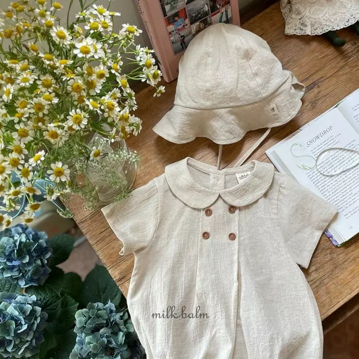Milk Balm - Korean Baby Fashion - #babylifestyle - Louie Bodysuit
