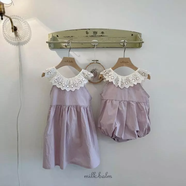 Milk Balm - Korean Children Fashion - #kidsstore - Angel One-piece - 6