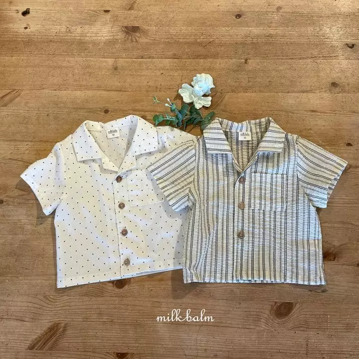 Milk Balm - Korean Children Fashion - #minifashionista - Milk Shirt