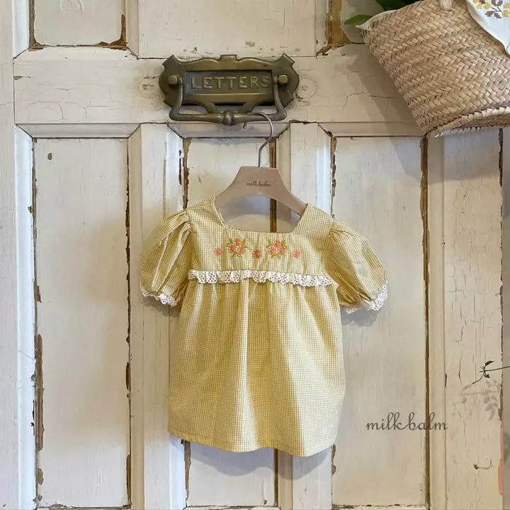 Milk Balm - Korean Children Fashion - #stylishchildhood - Picnic Blouse