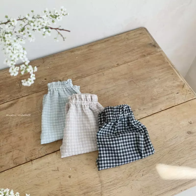 Mimi Market - Korean Baby Fashion - #babyboutique - Check Pants - 5