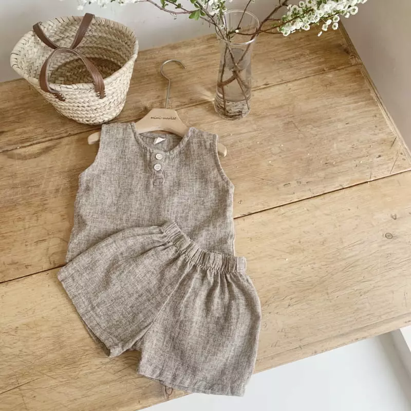Mimi Market - Korean Baby Fashion - #babyboutique - Lami Top Bottom Set - 2
