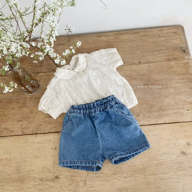 Mimi Market - Korean Baby Fashion - #babyboutiqueclothing - Denim Shorts - 6