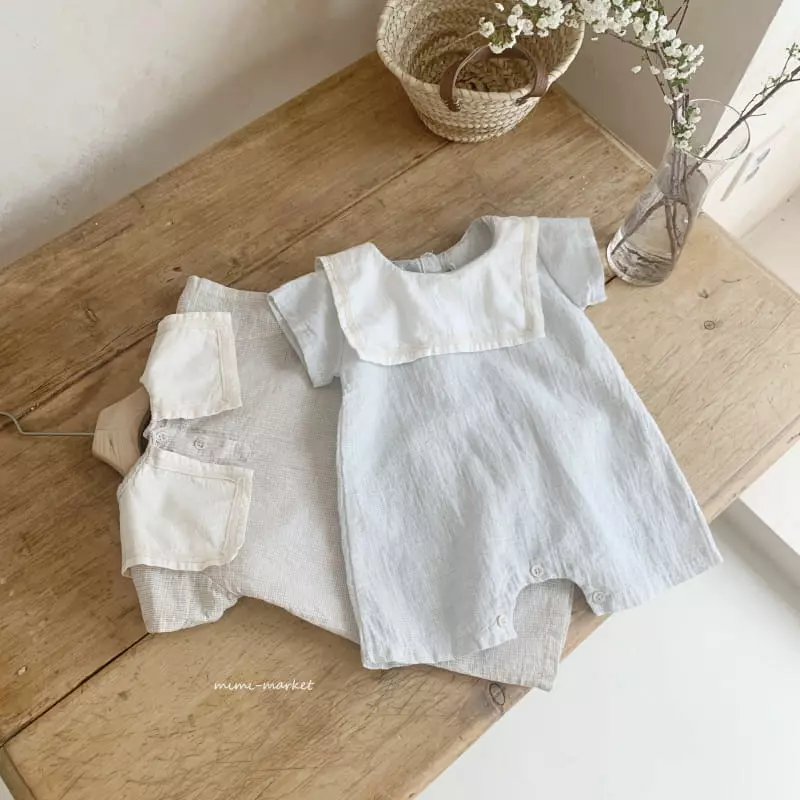 Mimi Market - Korean Baby Fashion - #babyboutiqueclothing - Marine Bodysuit - 5