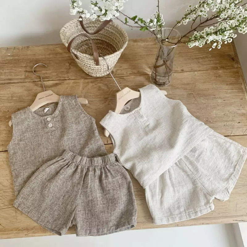 Mimi Market - Korean Baby Fashion - #babyboutique - Lami Top Bottom Set - 4