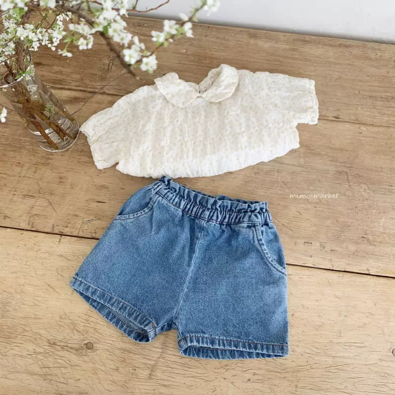 Mimi Market - Korean Baby Fashion - #babyclothing - Denim Shorts - 7