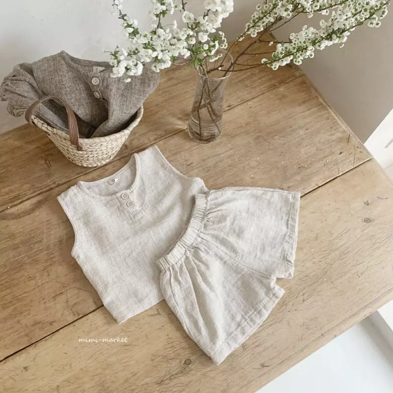 Mimi Market - Korean Baby Fashion - #babyclothing - Lami Top Bottom Set - 5