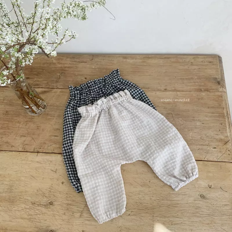 Mimi Market - Korean Baby Fashion - #babyfever - Check Pants - 10