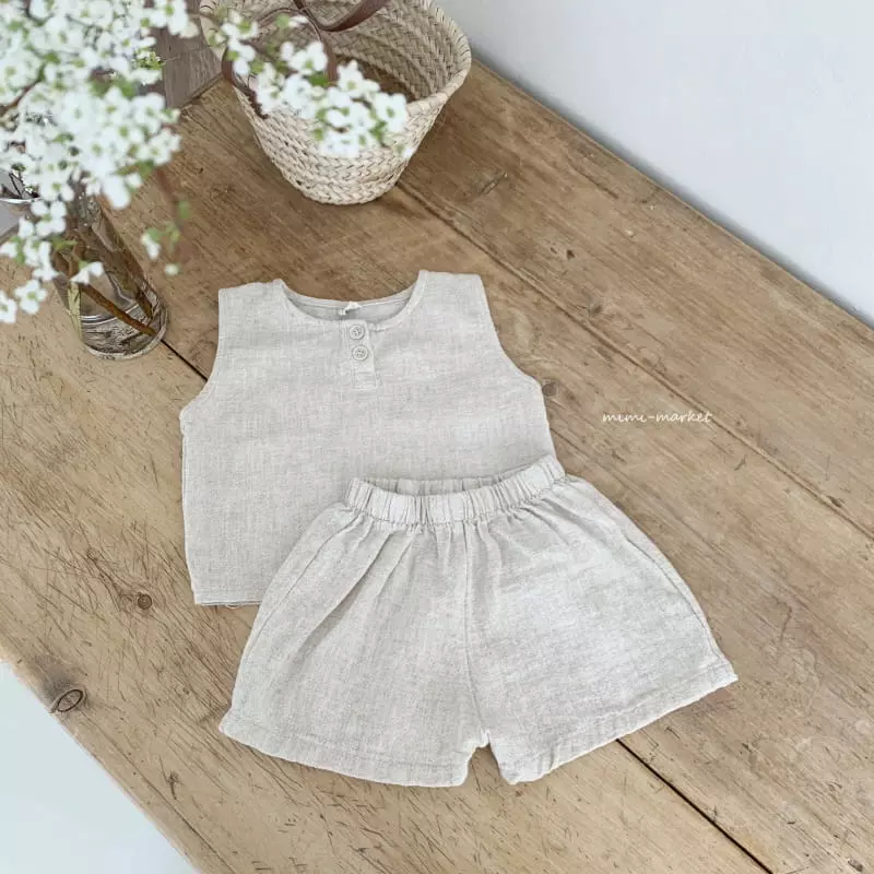 Mimi Market - Korean Baby Fashion - #babyfever - Lami Top Bottom Set - 7