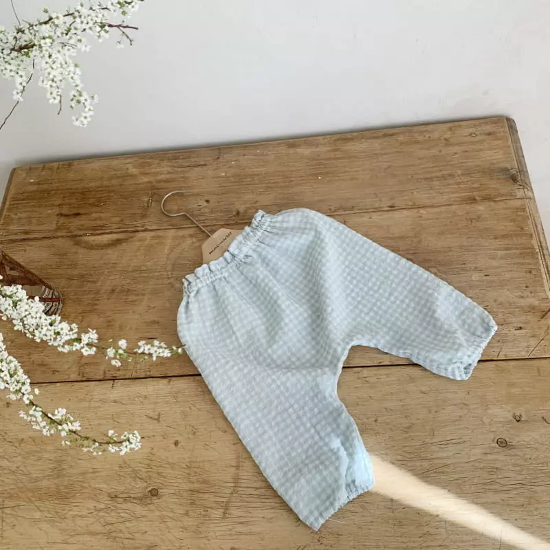 Mimi Market - Korean Baby Fashion - #babygirlfashion - Check Pants - 11