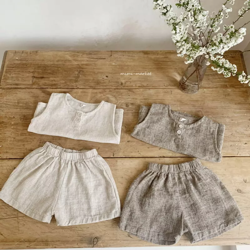Mimi Market - Korean Baby Fashion - #onlinebabyshop - Lami Top Bottom Set