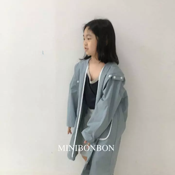 Mini Bongbong - Korean Children Fashion - #Kfashion4kids - Rain Drop Rain Coat - 5