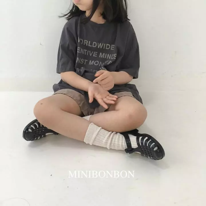 Mini Bongbong - Korean Children Fashion - #discoveringself - Off Linen Shorts - 4