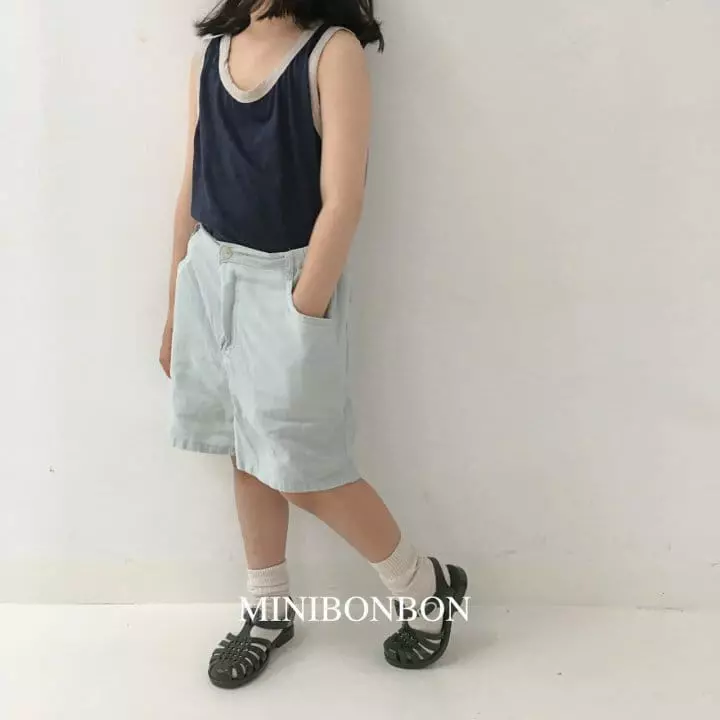 Mini Bongbong - Korean Children Fashion - #minifashionista - Off Linen Shorts - 11