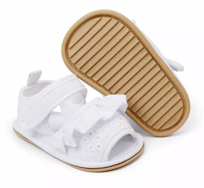 Miso - Korean Baby Fashion - #babyboutique - Bebe Frill Sandals - 7