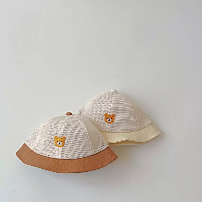 Miso - Korean Baby Fashion - #babyclothing - Bebe Bear Bucket Hat - 4