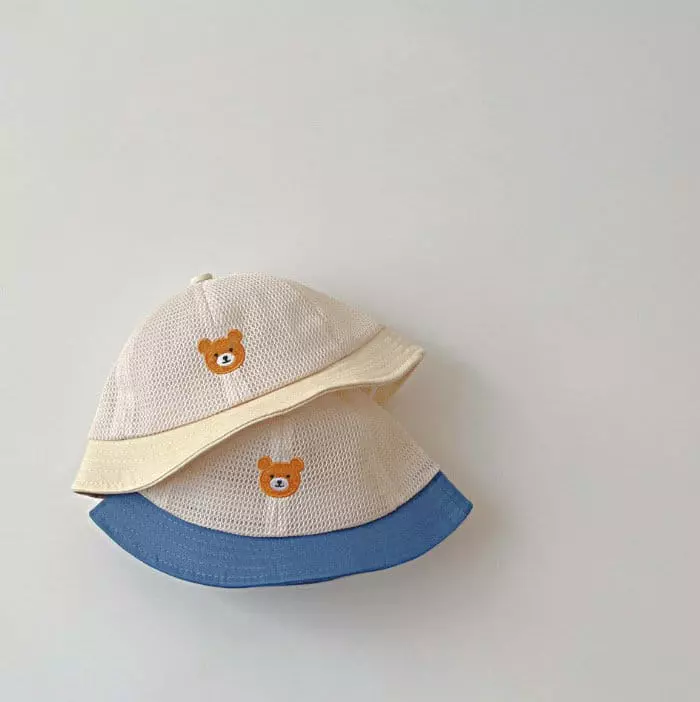 Miso - Korean Baby Fashion - #babyfever - Bebe Bear Bucket Hat - 5