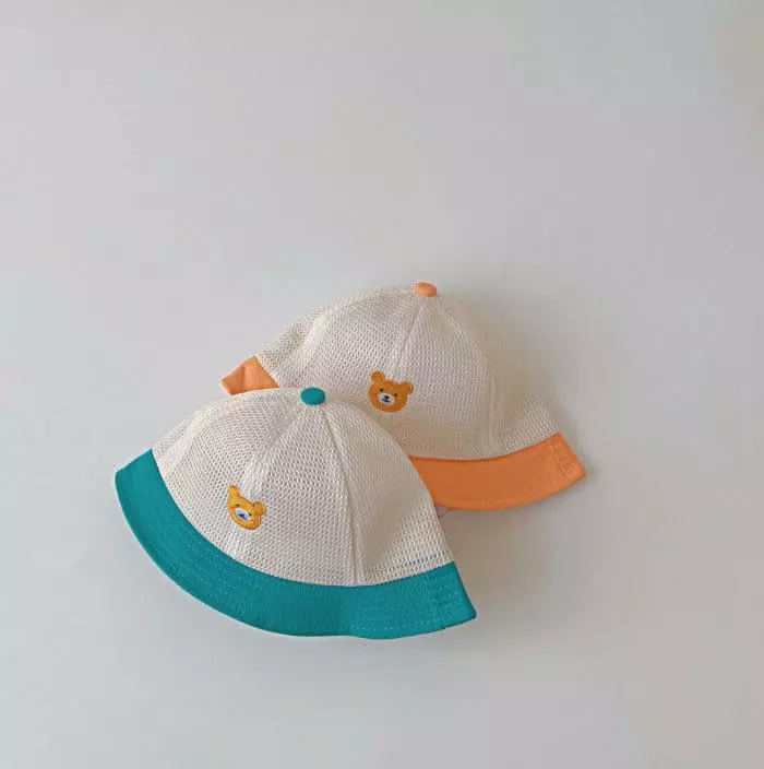 Miso - Korean Baby Fashion - #babygirlfashion - Bebe Bear Bucket Hat - 6