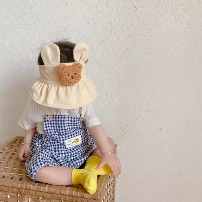 Miso - Korean Baby Fashion - #babyfever - Bear Ears Sun Cap - 4
